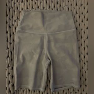 Alo camo biker shorts